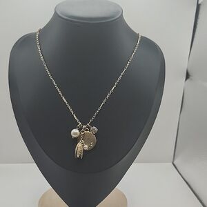 J. Crew Factory Gold and White Necklace Collection